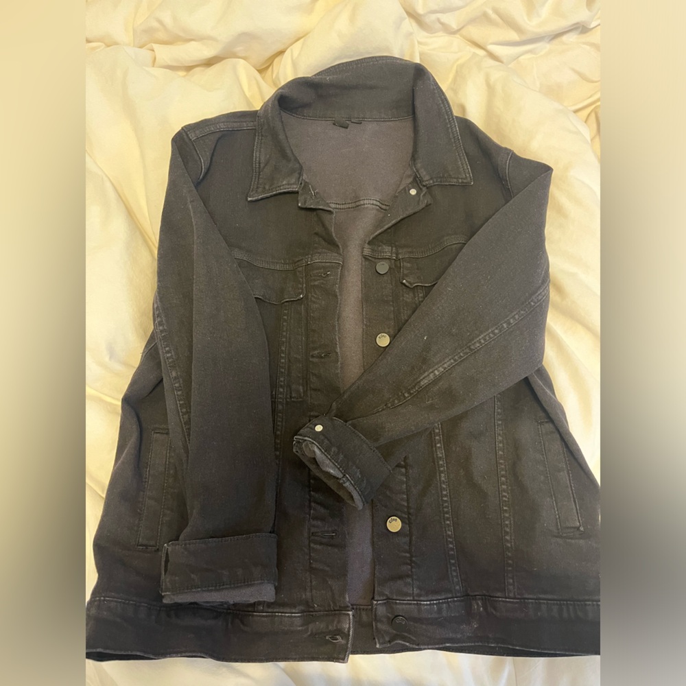 SIMOMS BLACK DENIM JACKET
